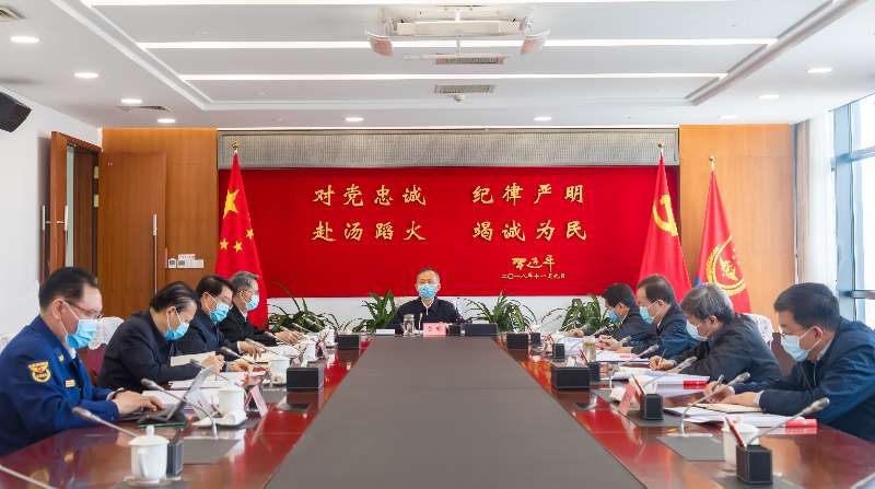 看小美女操逼黄明在应急管理部党委会上强调 着力加强党委班子自...